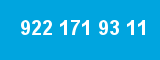 922 171 93 11